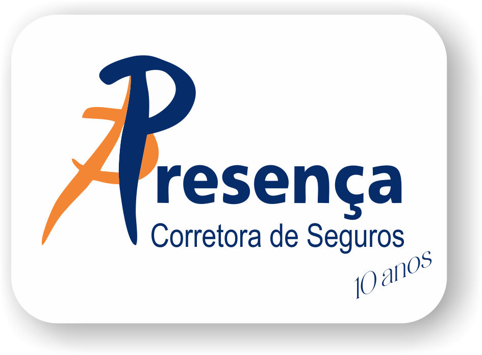Logotipo Presença Corretora de Seguros - 10 anos